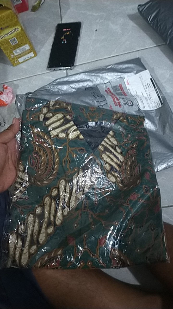 Batik Ajisaka Bahan Katun Halus Kemeja Batik Lengan Pendek By Batik Kanaya