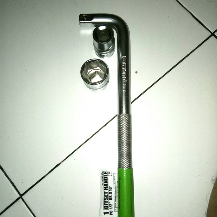 Tekiro kunci cvt shock set 17 - 24 + Gagang shock 1/2 inch