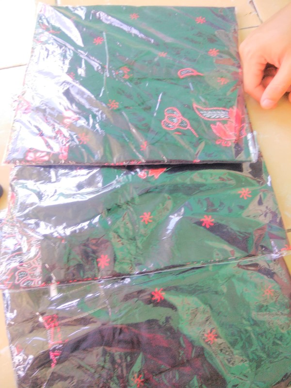 Batik Couple Keluarga Sania Ruffle Ori Ndoro Jowi Dnt Motif Sakura Merah Termurah