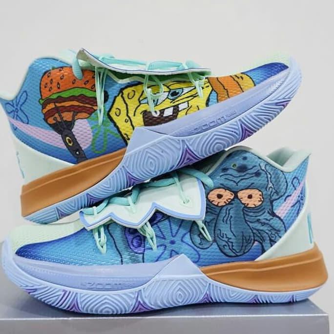 ■ GROSIR SEPATU BASKET WANITA■ SEPATU BASKET UNISEX NIKE KYRIE 5 SPONGEBOB X SQUID PREMIUM