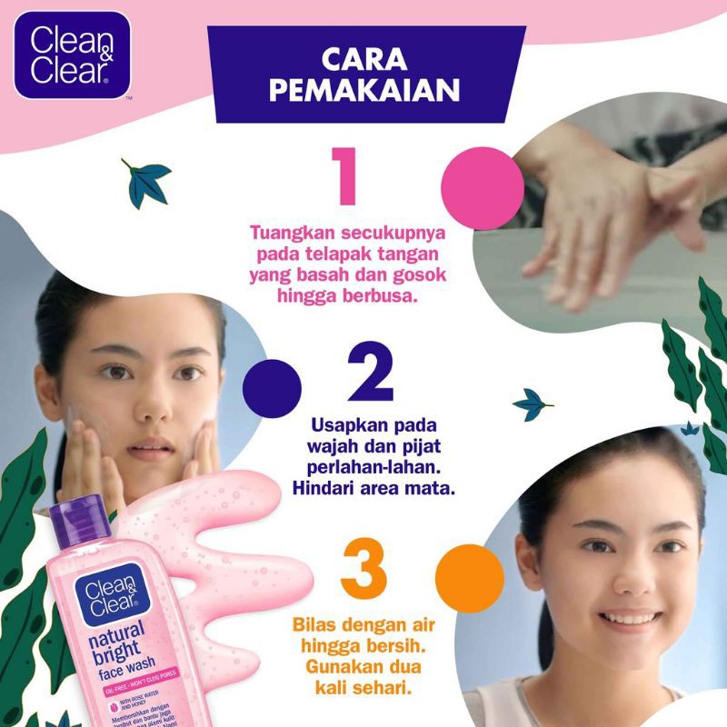 Clean &amp; Clear Natural Bright Face Wash