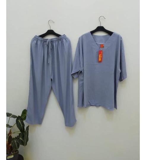 STELAN ANDIN RAYON POLOS (COD) SETCEL ANDIN/ ANDIN IKATAN CINTA/ONE SET ANDIN/ONE SET VIRAL TERBARU/