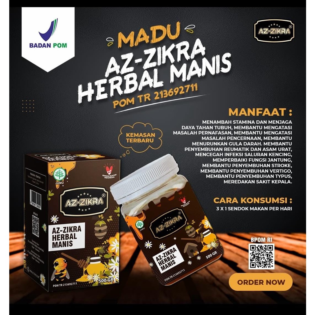 

Promo Madu Az-Zikra Madu Murni Azzikra 500gr 100%Original