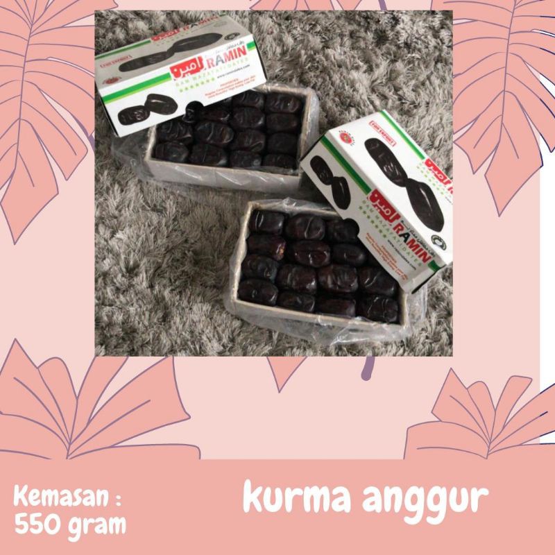 

kurma RAMIN (anggur) 550gr