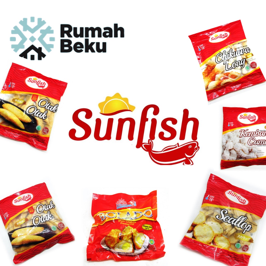 

SUNFISH OLAHAN MAKANAN BEKU LENGKAP I CHIKUA I OTAK-OTAK LANCIP I DUMPLING CHEESE I EKADO I DLLI