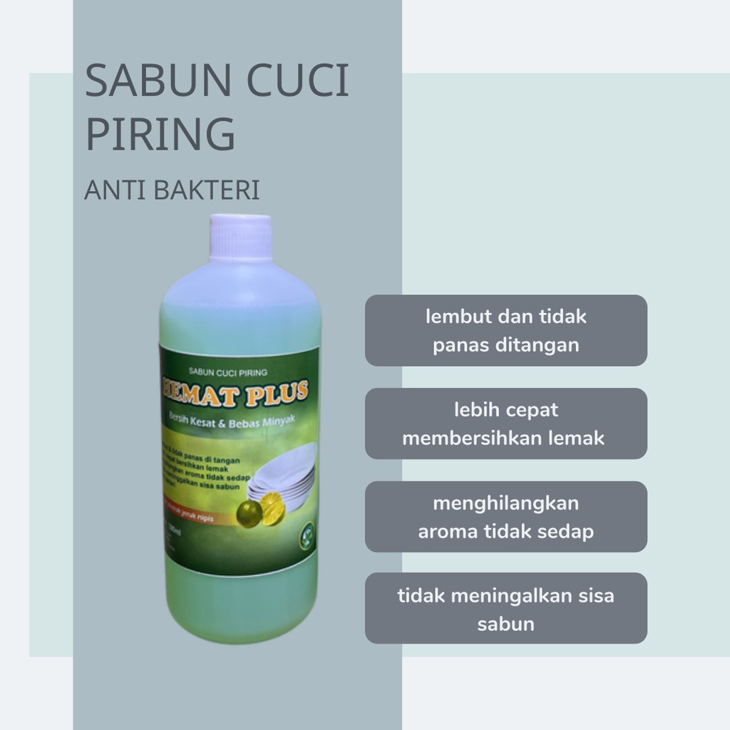 Sabun Cuci Piring 500ml Kemasan Refill Hemat Plus Dishwashing Anti Lemak Aroma Menyegarkan Busa Melimpah Bersih Kesat Harga Murah Meriah Berkualitas