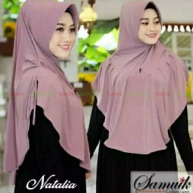 Jilbab instan model bergo terbaru/ jilbab jersey