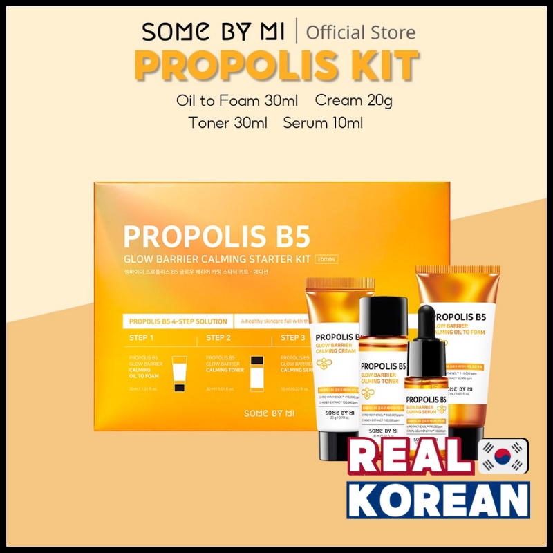 SOMEBYMI Propolis B5 Glow Barrier Calming Starter Kit