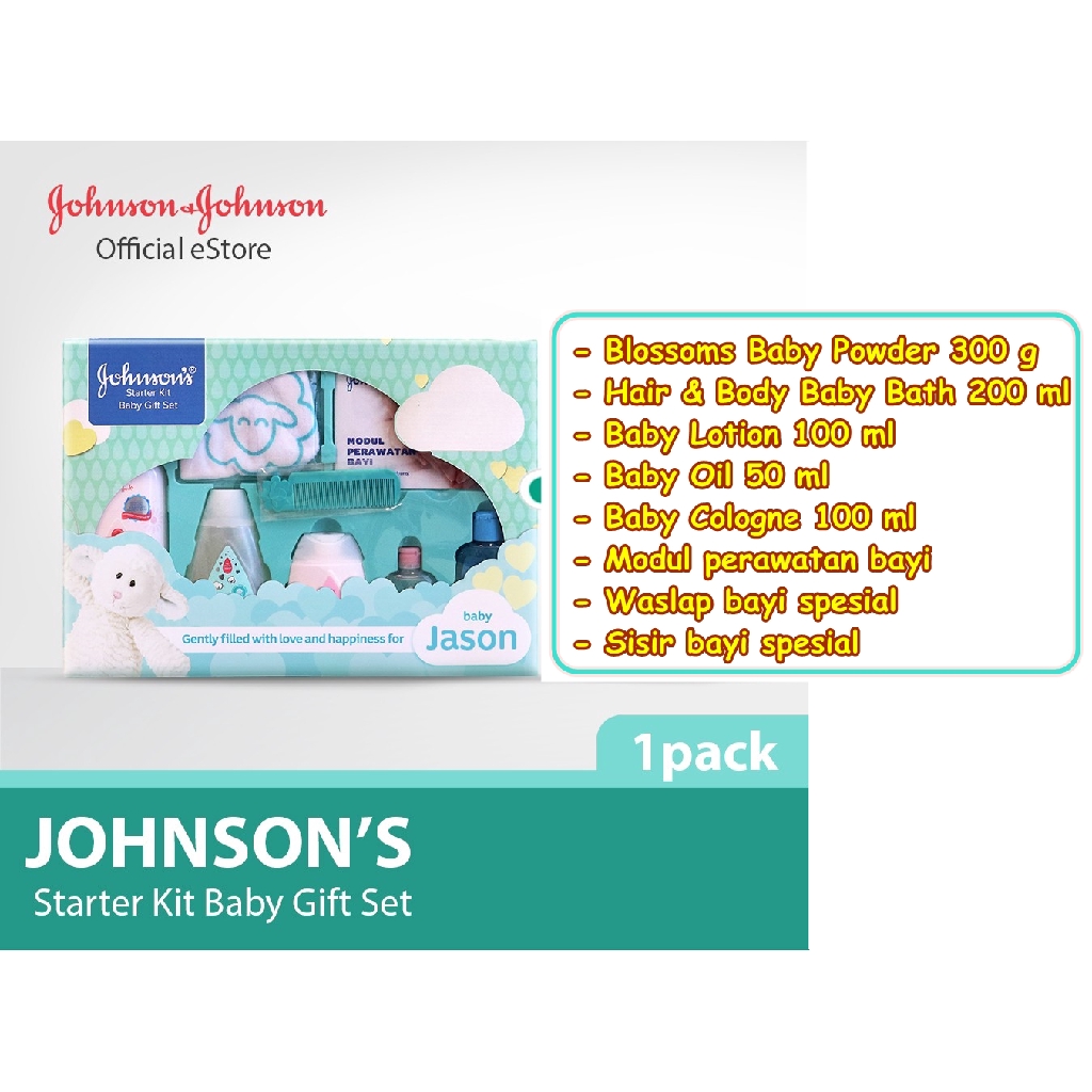 PERA175 JOHNSONS BABY GIFT SET / KADO BAYI / PERAWATAN BAYI