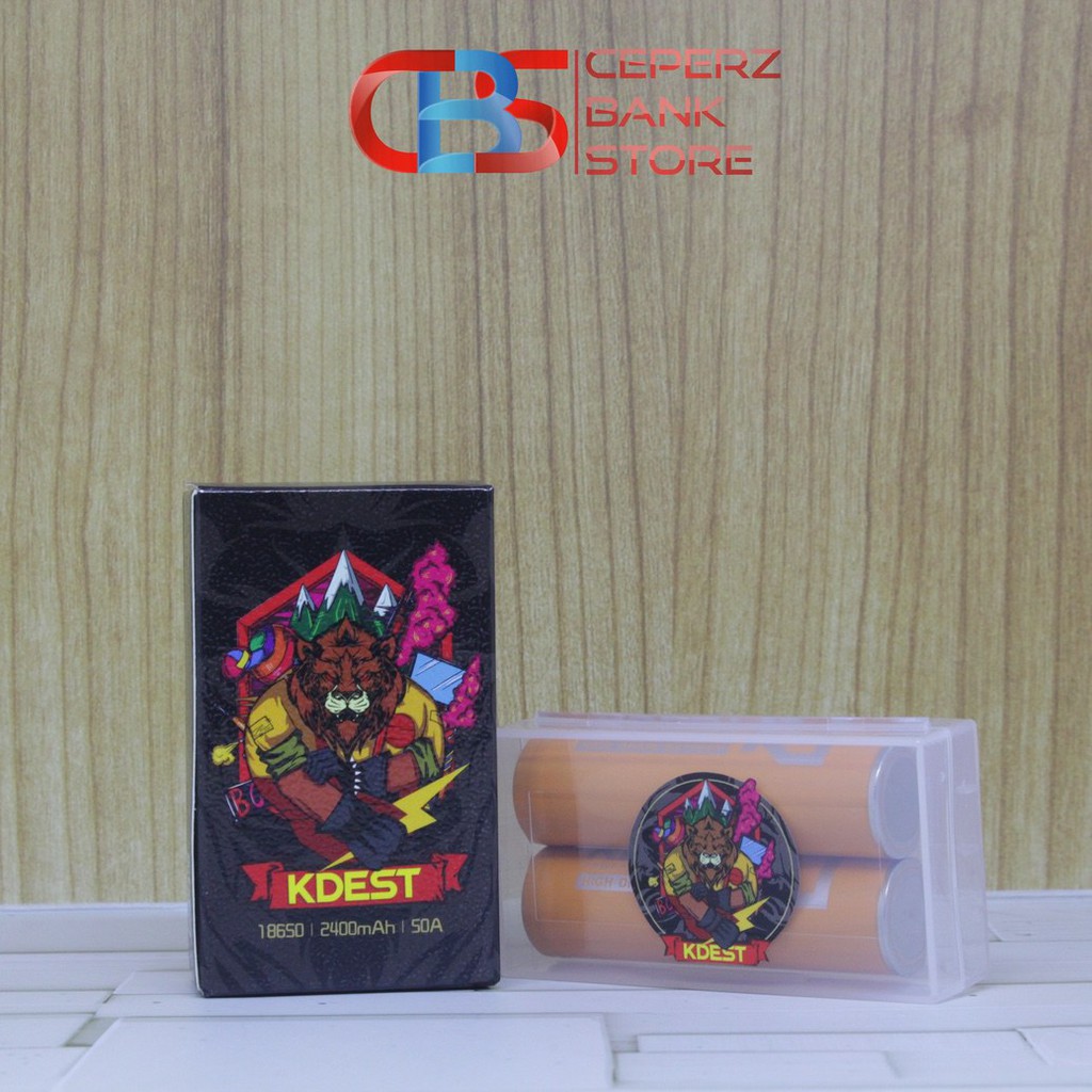 AUTHENTIC BATTERY BATERAI KDEST 2400 MAH 50A