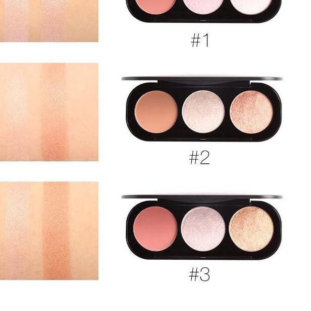 ♣ Focallure Blush and Highlighter Palette Perona Pipi Wajah ➨