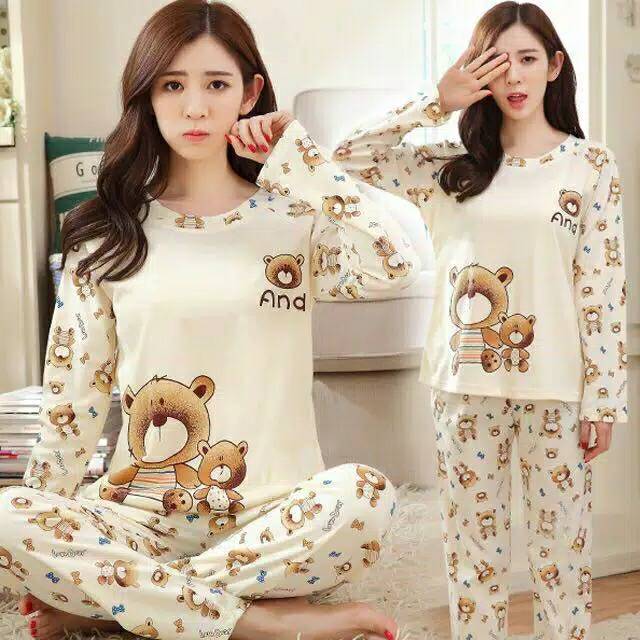 #piyama baju tidur and bear lucu konveksi murah