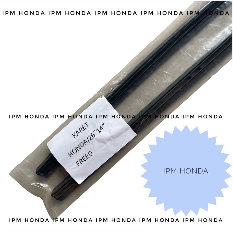 Karet Rubber Wiper Blade Refill Honda HRV 2015-2021 Freed 2010-2015 CRV GEN 3 RE RE1 RE3 2007-2012 CRV GEN 4 RM RM1 RM3 2013-2017 Jazz S RS GE8 2009-2013 GK5 2014-2021