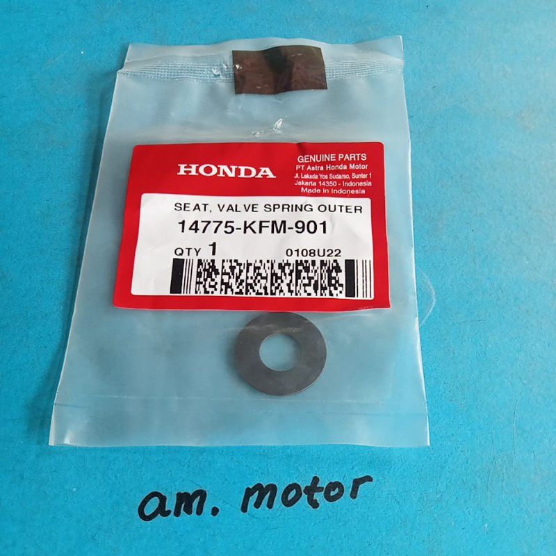 ring bos klep, karisma , Supra x 125, legenda, fitnew, TEBAL 0.8 mm, honda ori,  harga per 1 pcs