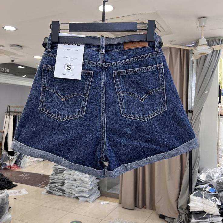 Terbagus.. Celana kulot jeans pendek wanita loose jumbo hot pants korea kekinian short denim jens ji