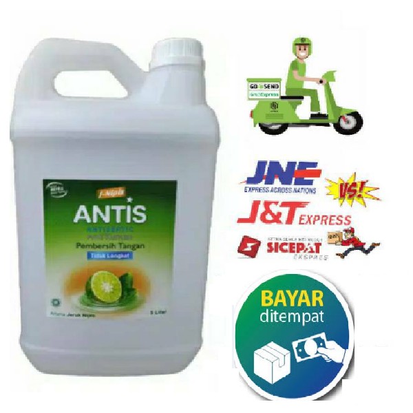 ANTIS 5 LITER HAND SANITIZER ANTISEPTIC / ANTIS MURAH
