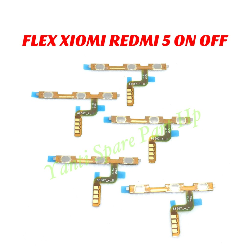 Flexible On Off Xiaomi Redmi 5 Original Terlaris New