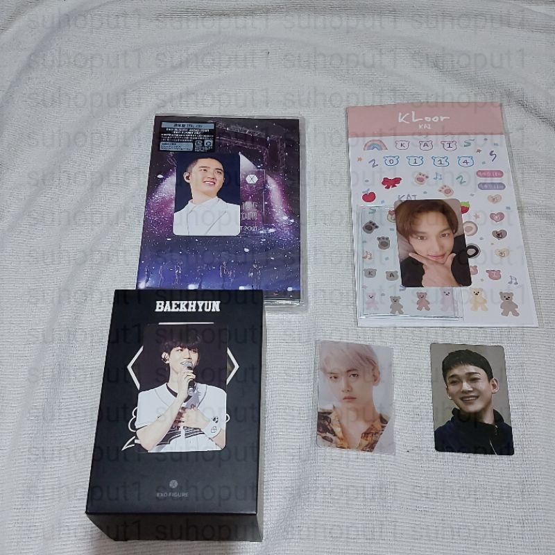 exo figure jbolo baekhyun apm chen kloor kai photocard