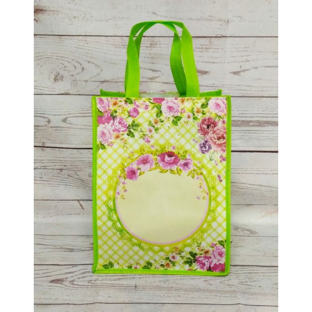 

tas hajatan laminasi bunga