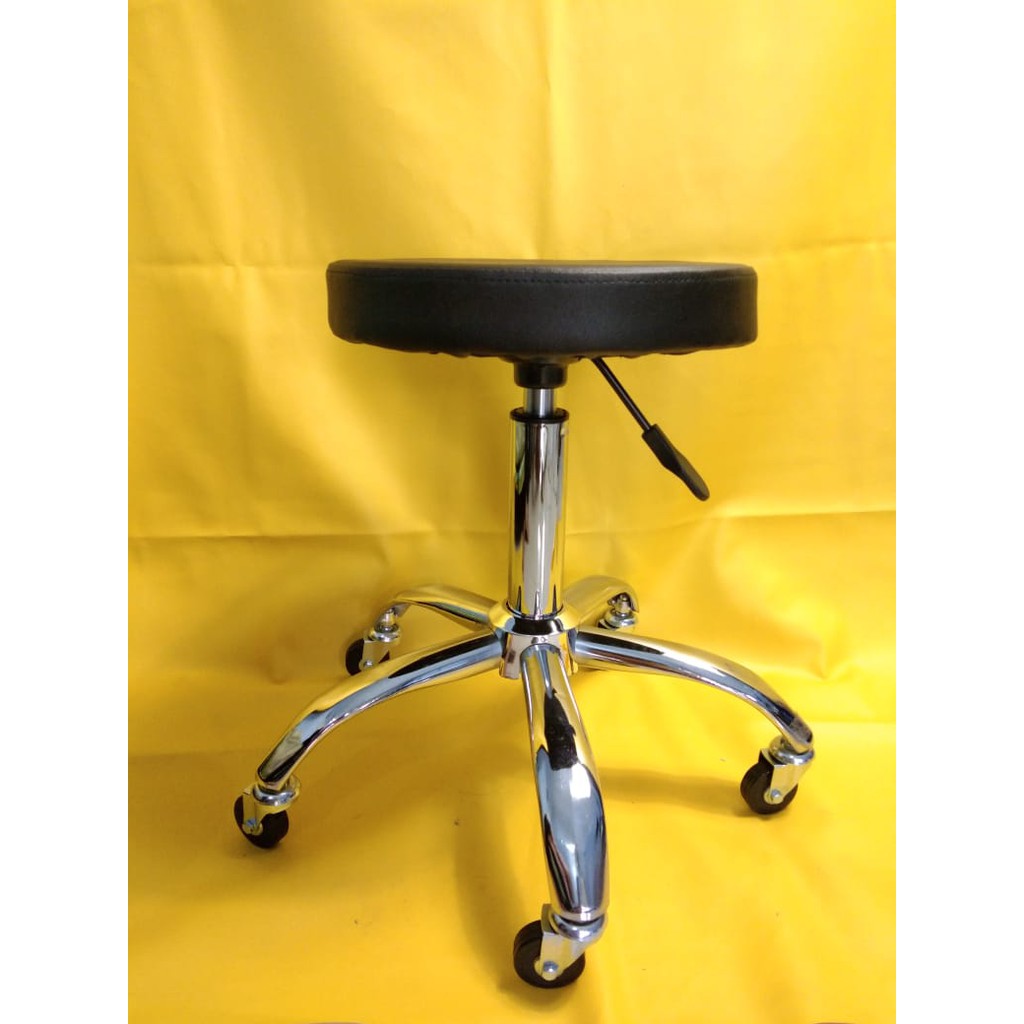 Kursi Facial 7261 Kursi Salon Kursi Facial Kursi Hitam Facial Black Chair Kursi Hidrolik Serbaguna