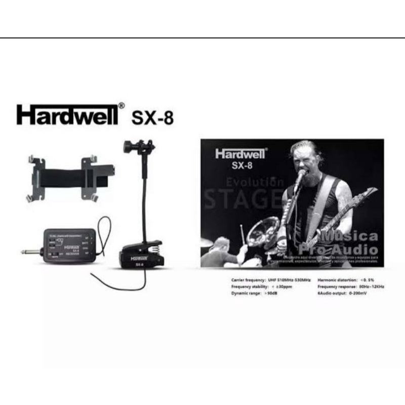 Hardwell Mic Wireless Saxophone SX8