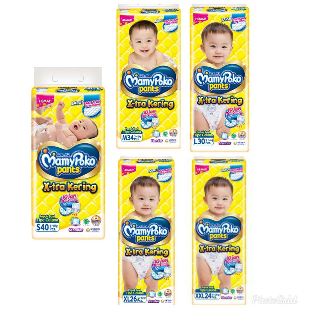 Mamypoko standar pants xtra kering CELANA M34 / M 34