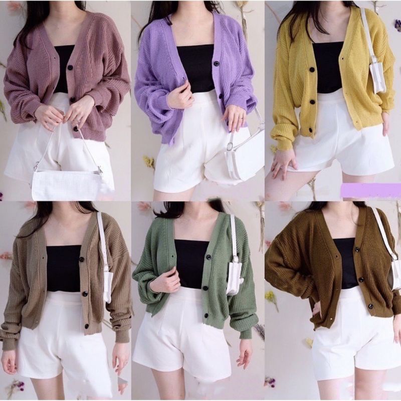 WILLY CROP BALON CARDY PREMIUM / CARDI RAJUT