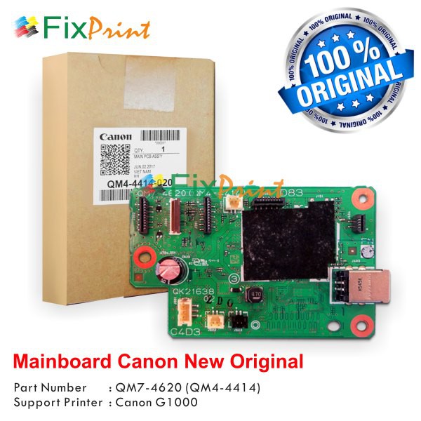 Board Printer Canon G1000, Mainboard G1000 New Original, Part Number QM7-4620 (QM4-4414)