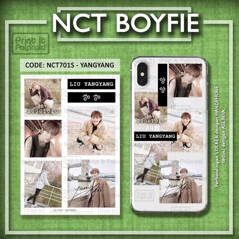 

Case stiker NCT WAYV BOYFIE
