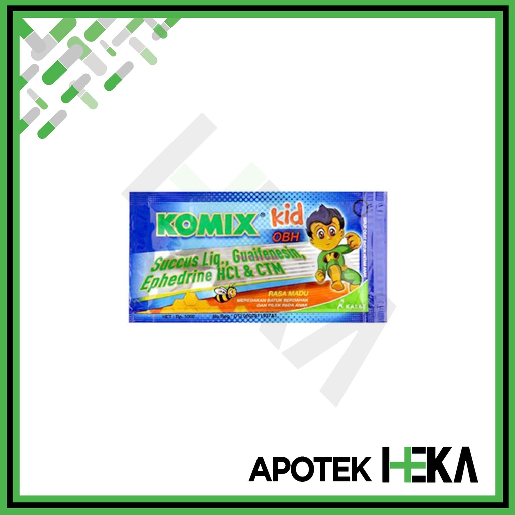 Komix Kid OBH PE Sachet isi 5ml (SEMARANG)