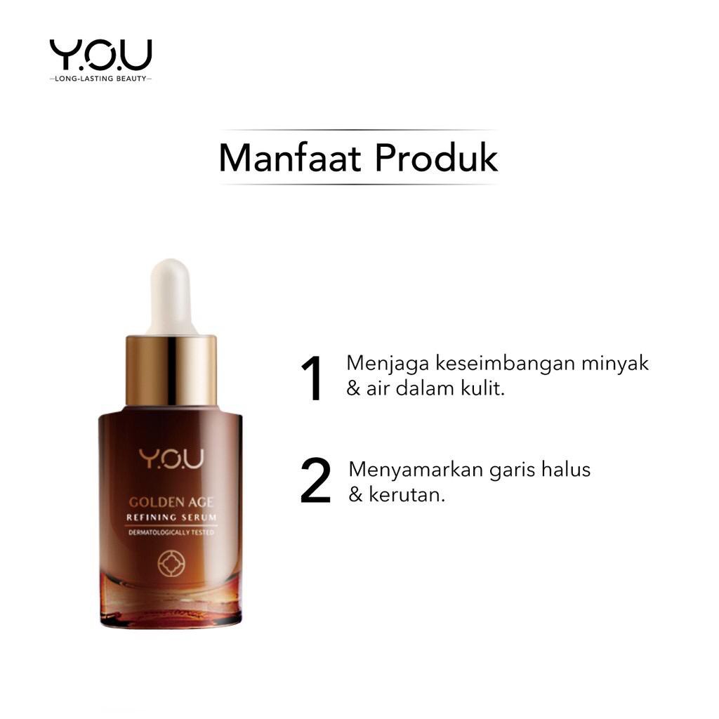 Promo Golden Age Refining Serum Wajah Serum Pencerah Pengencang Wajah Serum YOU