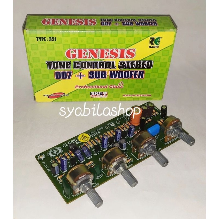 KIT TONE CONTROL STEREO 007 PLUS SUBWOOFER GENESIS