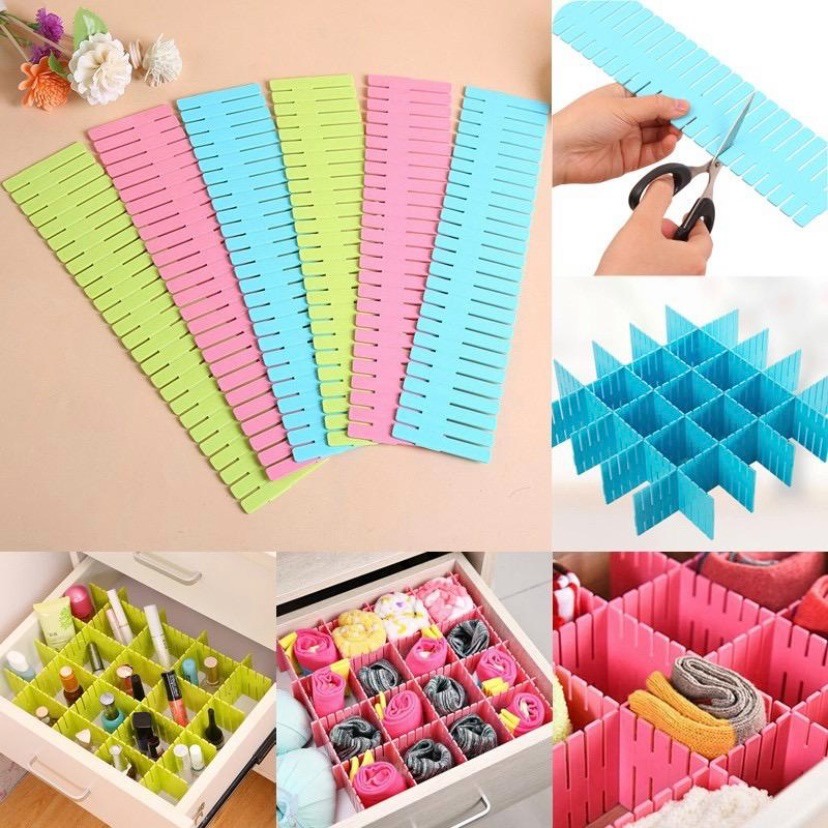 Penyekat Laci Lemari Rak Organizer DIY