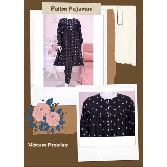 FALLON PAJAMAS DITSY MARET XL