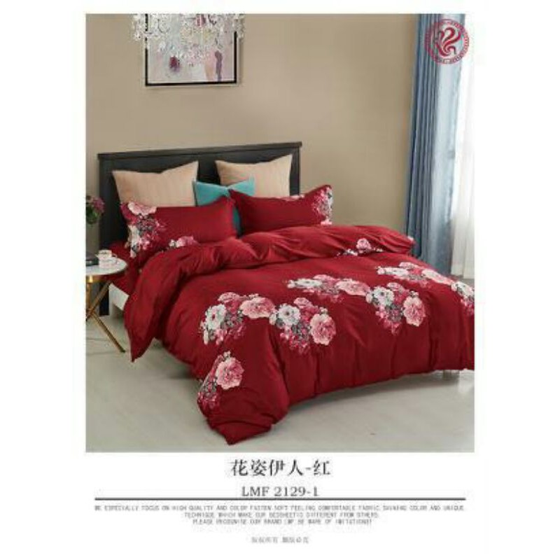 Sprei katun jepang / rumbai /rempel / homemade