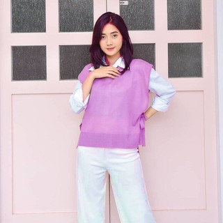Outer Wanita Hillo Vest Rajut Rompi Rajut Wanita kekinian Outer Wanita Hillo Vest Rajut Rompi Rajut Wanita kekinian
