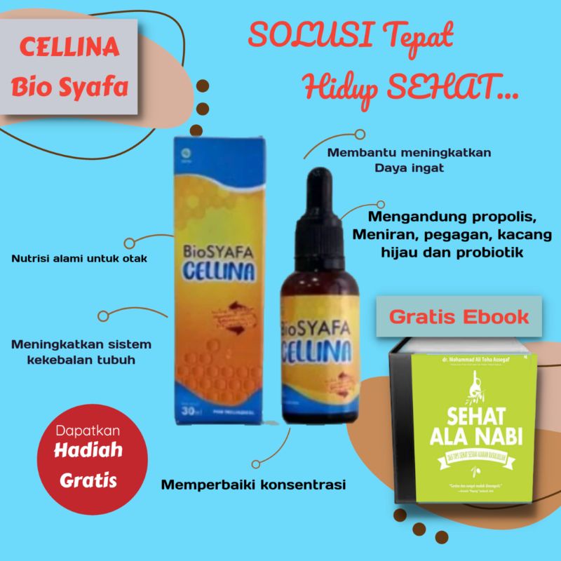 biokids bio syafa / cellina original produk