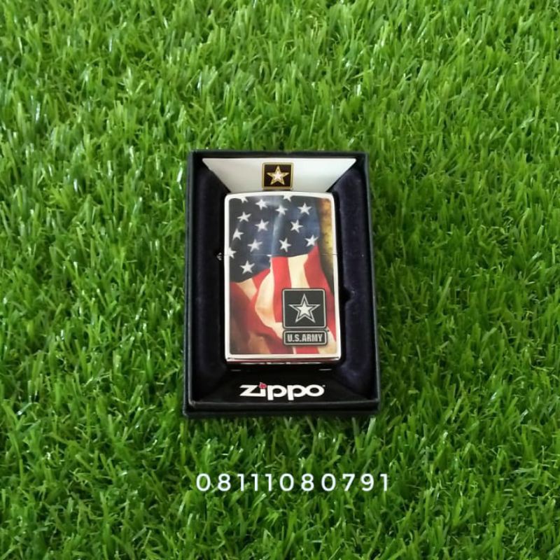 korek zippo original army