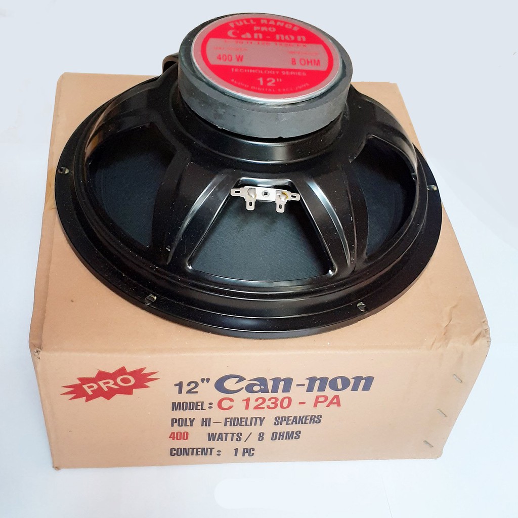 Speaker 12 inch Cannon Pro Full range 400W C 1230 PA