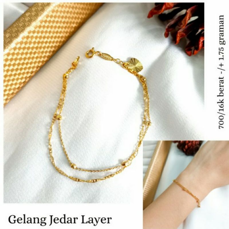 Gelang Emas Asli model bangkok
Cristal