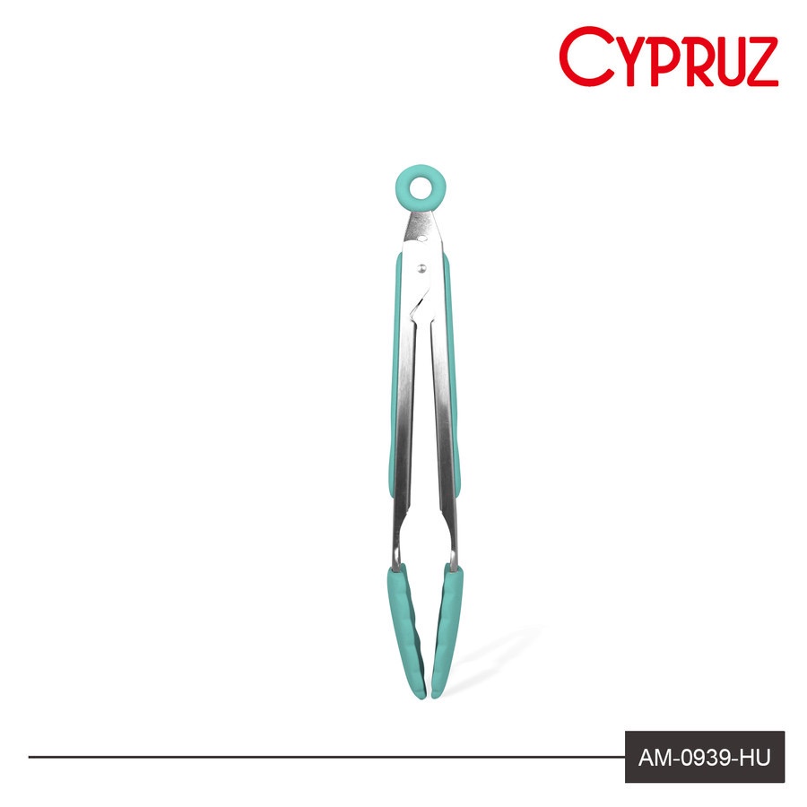 Cypruz Tongs Silicone / Capitan Makanan Food Grade AM-0939 - Abu-abu