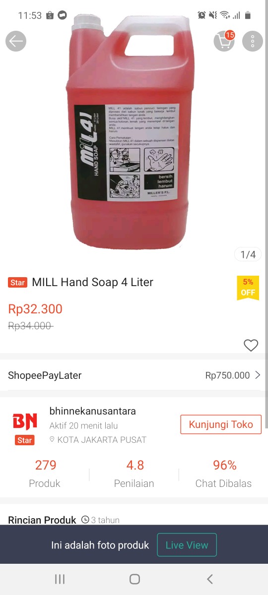 Mill Floor Cleaner 4 Liter