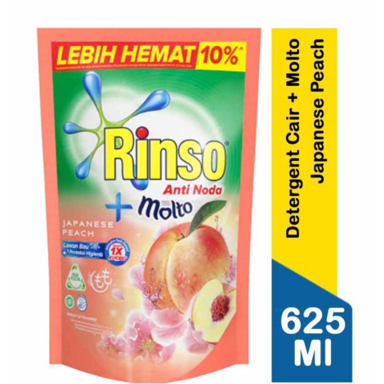 RINSO Detergend Cair Molto 625 ml