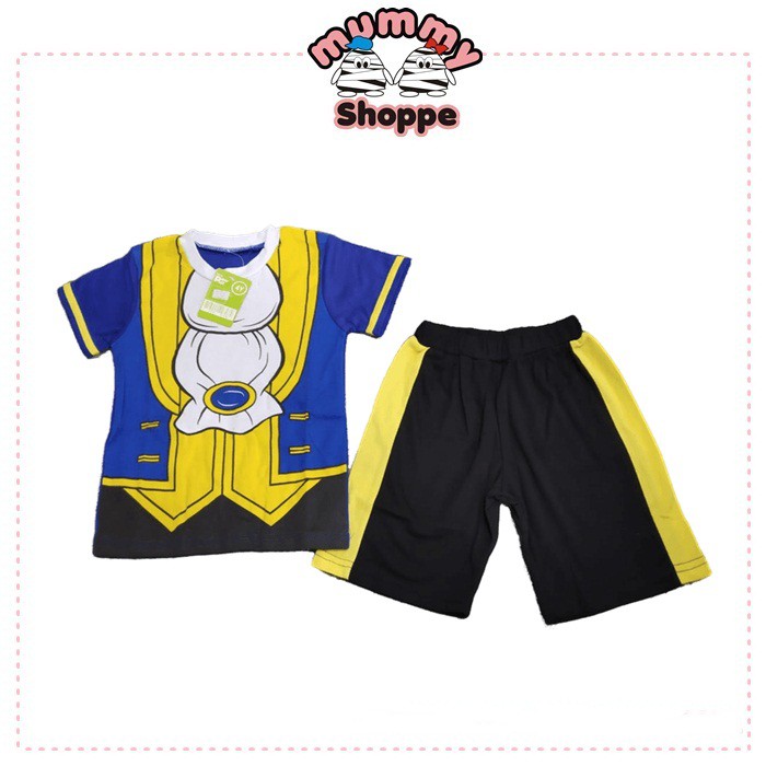 setelan anak Pipo 51701 fashion anak motif beauty and the beast