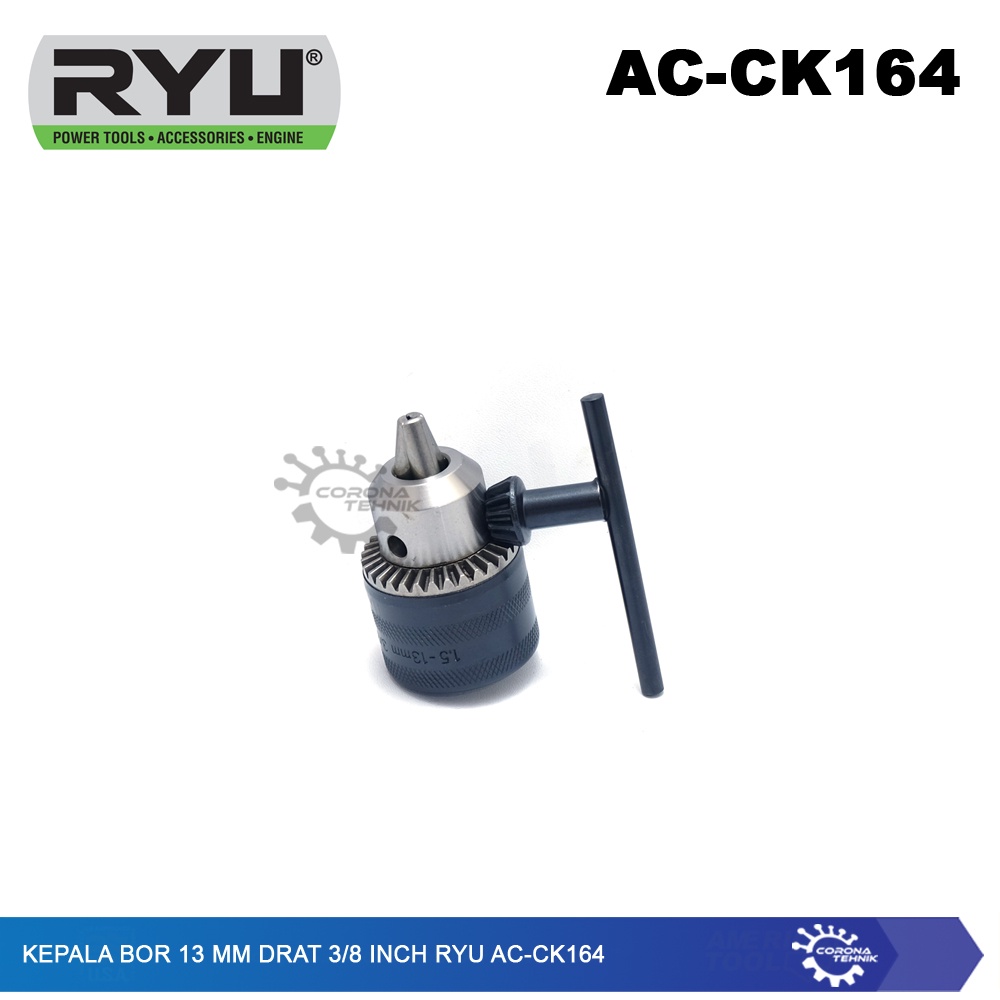 Ryu AC-CK164 - Kepala Bor 13 mm Drat 3/8 Inch