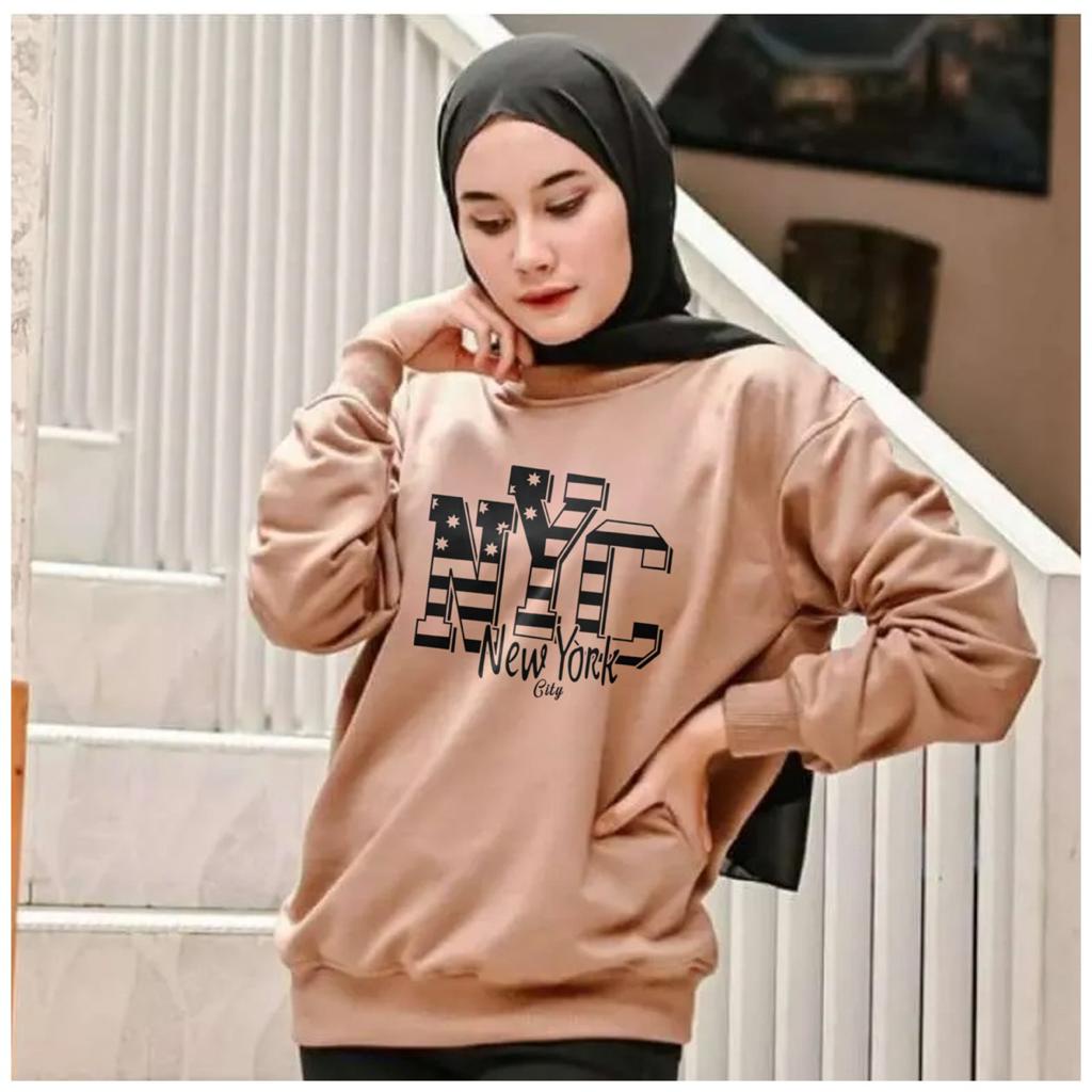 Kaos Lengan Panjang  / Kaos Sweatshirt / Atasan Wanita / Atasan Wanita Lengan Panjang