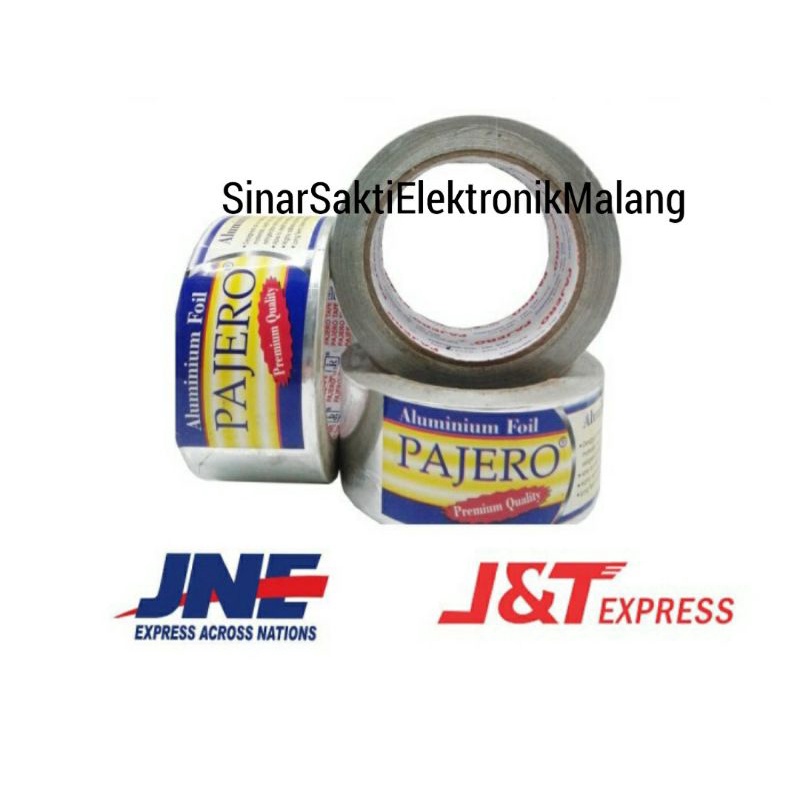 Isolasi Aluminium Foil Pajero Tape Lakban AC Tahan Anti Panas Solasi Untuk Panci Metal Malang