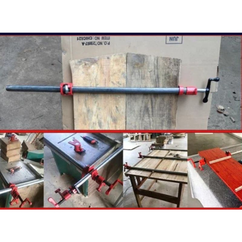 klem kayu /klem jepit f panjang 90cm