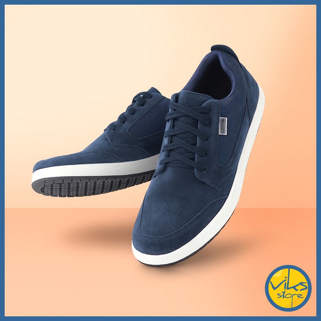 Sepatu Sneakers Pria Cowok Tali Style Casual Distro Kuzatura Original Suede Lokal Premium Elegan