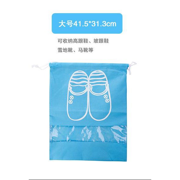 ☀ INDOLAND ☀ R030  POUCH TAS SEPATU SANDAL TRAVEL ORGANIZER SHOES BAG BATAM